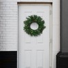 Holiday Wonderland Battery Operated, Pre-Lit Artificial Pine Wreath with Ornaments, 24in - 2 of 3