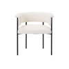 Taylor Cream Performance Linen Dining Chair - 2 of 4