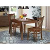 Square Table Set 36 Inch with 2 Chairs - Dining Table for Kitchen, Patio, Balcony - 2 of 4