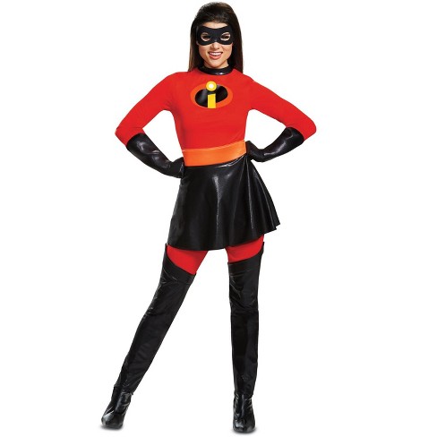 The Incredibles Mrs. Incredible Skirted Deluxe Adult Costume : Target