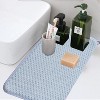 LunaLulinlk 2 Pcs Dish Drying Mats,Absorbent Microfiber Drainer Mat,Large Size 24×17" Pads (Blue） - 2 of 4