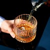 Viski Zephyr Crystal Lowball Tumblers, Elegant Cut Crystal Whiskey Glasses, Perfect for Scotch, Bourbon, Cocktails, and Neat Spirits, 8.5 oz, Set of 2 - 3 of 4