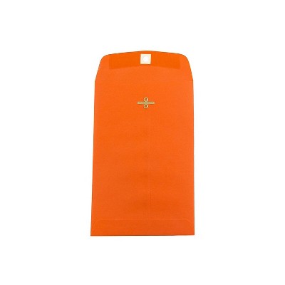 JAM Paper 6x9 Open End Catalog Colored Envelopes w/Clasp Closure OR Recycled V0128127F