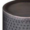 Ledger Metal Side Table Hammered Antique Copper - WyndenHall: Round, Scratch-Resistant, No Assembly Required - 4 of 4