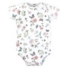 Hudson Baby Infant Girl Cotton Bodysuits, Hummingbird Garden - 4 of 4