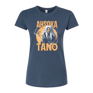 Women's - Star Wars - Ahsoka Tano Star Map Fitted Graphic T-Shirt - 1 of 2