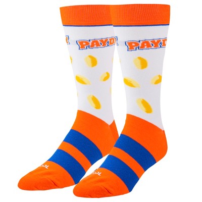 Cool Socks, Payday, Funny Novelty Socks, Adult, Large