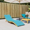 vidaXL Sun Lounger Cushion Turquoise Oxford fabric (100% polyester) - 2 of 4
