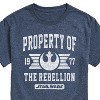 Men's - Star Wars - Property Of Rebellion Short Sleeve Graphic T-Shirt - 2 of 4