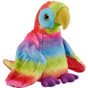 Wild Republic Rainbow Pocketkins Eco Macaw Stuffed Animal, 5 Inches - 1 of 1