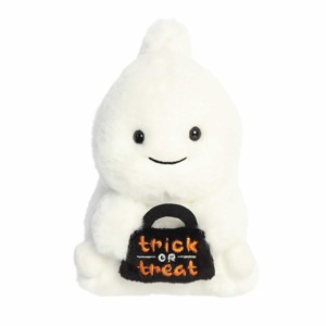 Aurora Mini Glenice Ghost Rolly Pet Spooky Stuffed Animal White 5" - 1 of 4