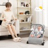 Infans Baby Bouncer, Foldable Baby Rocker with 5-point Safety Harness - 3 of 4