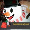 NAYSAYE 3FT Hanging Snowman Inflatable Christmas Decoration Festive Holiday Yard Display for Home Garden, 31.5"*29.5"*41.3" - 4 of 4