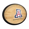College Basketball Hardwood Design Oval Slimline Lighted Wall Sign - 2 of 4
