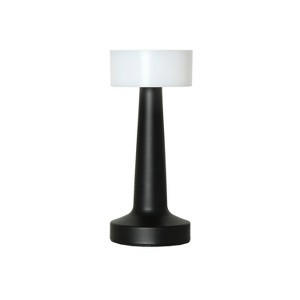 Simple Designs 8.5" Mushroom Magic Dimming and Rechargeable Cordless 4-Way Touch Sensor Saucer Desk Lamp - 1 of 4