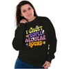 Funny I Ghost People All Year Round Women Crewneck Sweatshirt Brisco Brands - 4 of 4