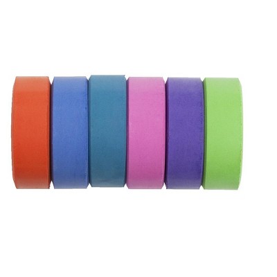 Jack Richeson Large Tempera Cakes Refill, Assorted Secondary Matte Colors, set of 6