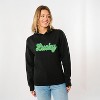 Simply Sage Market Women's Graphic Hoodie Green Lucky Cursive - 3 of 4