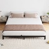 14 Inch Twin Bed Frame Metal Platform, Twin Bed Frame with Ample Storage, No Box Spring Needed and Steel Slat Support, Easy Assembly, Black - 3 of 4