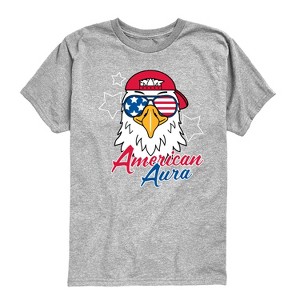 Boys' - Instant Message - American Aura Eagle Short Sleeve Graphic T-Shirt - 1 of 4