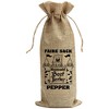 Buffalo Bills Pepper 5oz Faire Sack Huzzah Beef Jerky in Burlap Wine Bag (3 packs pepper beef jerky) - 4 of 4