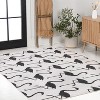 JONATHAN Y Liana Casual Coastal Flamingos Two-Tone Indoor/Outdoor Area Rug - 2 of 4