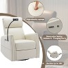 PU Leather Power Rocker Recliner with Phone Holder - 4 of 4