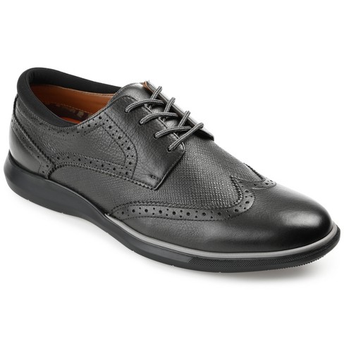 Thomas & Vine Savage Embossed Wingtip Derby Charcoal 9.5 : Target