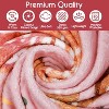 Lomsoe Pink Christmas Cookies Print Flannel Blanket - All Seasons Soft and Warm Throw Blanket for Napping, Camping, Travel, Office - 3 of 4