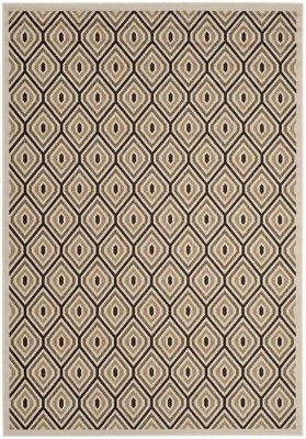 2'x3' Colorstar Greek Grid Door Mat Chocolate - Bungalow Flooring : Target