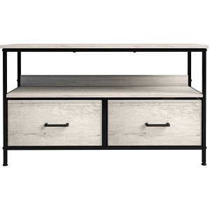 Sorbus 2 Drawer TV Stand Dresser with Wood Top - 1 of 4