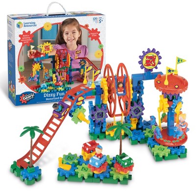 Learning Resources Gears! Gears! Gears! Dizzy Fun Land Motorized Gears Set