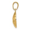 Black Bow Jewelry 14k Yellow Gold Polished Volleyball Pendant, 14mm (9/16 inch) - 2 of 4