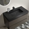 NicBex Floating Bathroom Vanity with Sink,Bathroom Sink Vanity with 2 Drawers,35.8 inch Bathroom Sink Cabinet without Drain and Faucet,Pre-assembled - 4 of 4