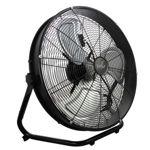 Vie Air 20" Industrial Floor Drum Fan with 3 Speed, 360 Tilt Head - 1 of 4