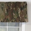 RLF Home Cloak Tailored 100% Cotton with Fully Lined 3" Rod Pocket Valnance for Windows 50" x 14" Green - 3 of 4