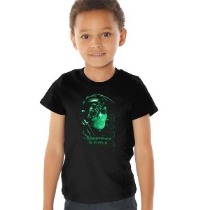 Toddler Boys' Star Trek Resistance Is Futile T-Shirt Black - 1 of 4