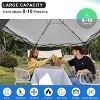 Anybear 10x10FT Black Pop Up Canopy Tent with 2 Sidewalls - 4 of 4