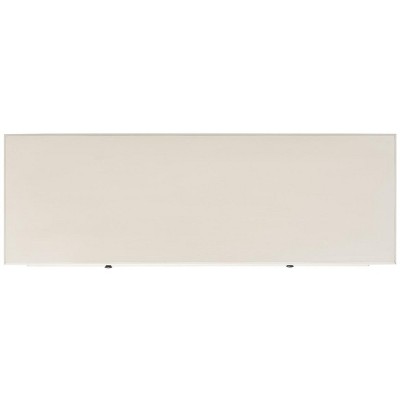 Countryside Charm Distressed White 53" Media Stand with Cabinet