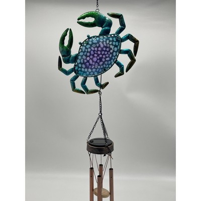 33.46" Metal Solar Crab Wind Chime - Ultimate Innovations