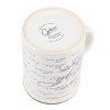 Gibson Home Inspirational Words Live, Laugh, Love 4 Piece 16 Ounce Stoneware Mug Set in Purple - 3 of 4