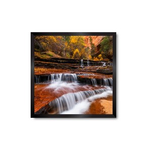 Courtside Market Natural Falls 30x30 Statement Piece - Framed Artboard - 1 of 2