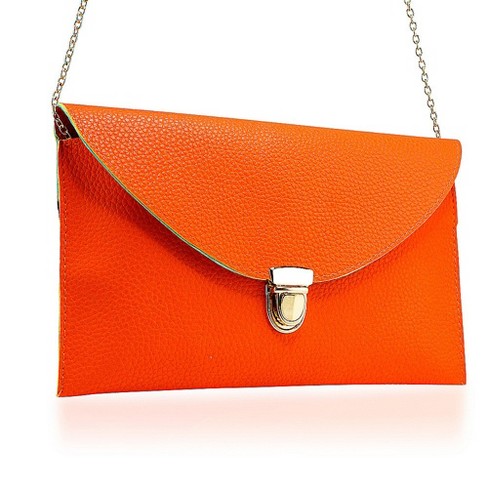 Gearonic Handbag Shoulder Bags Envelope Clutch Bag Orange Target