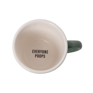 Totalee Gift Everyone Poops Friendly Reminder Mug Ceramic 9.5 oz - 1 of 2