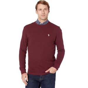 U.S. Polo Assn. Men's Long Sleeve Crew Neck Solid Thermal Shirt - 1 of 2