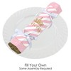 Big Dot of Happiness Little Princess Crown - No Snap Pink and Gold Princess Baby Shower or Birthday Party Table Favors - DIY Cracker Boxes - Set of 12 - 2 of 4