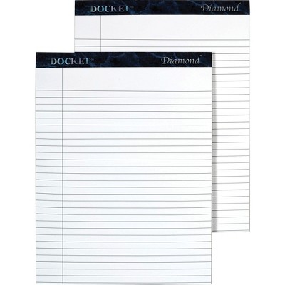 Tops Notepad Wide Rule 24lb. 50 Shts 8-1/2"x11-3/4" 2/BX WE 63975