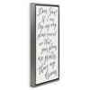 Stupell Industries Dear God Motivational Phrase, 11" x 25" - 3 of 4