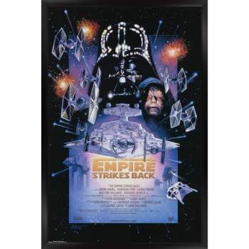 Trends International 24X36 Star Wars: The Empire Strikes Back - One Sheet Framed Wall Poster Prints