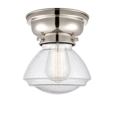 Olean - 1 Light Flush Mount In Industrial Style-6.4 Inches Tall and 6.75 Inches Wide